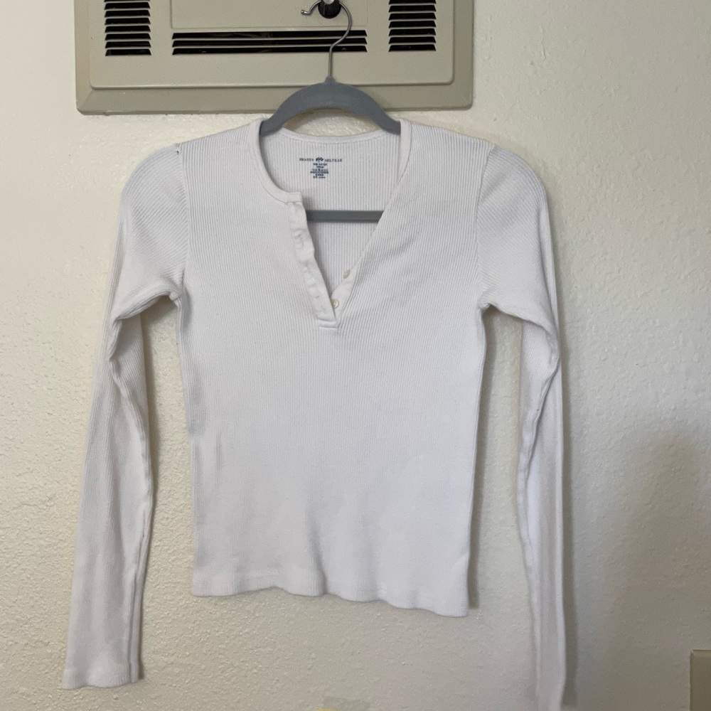 Brandy Melville Button Down Long Sleeve Top